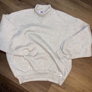 Russell Athletic Mens VTG Sweatshirt Gray Blank Crew Neck Pullover XXL USA